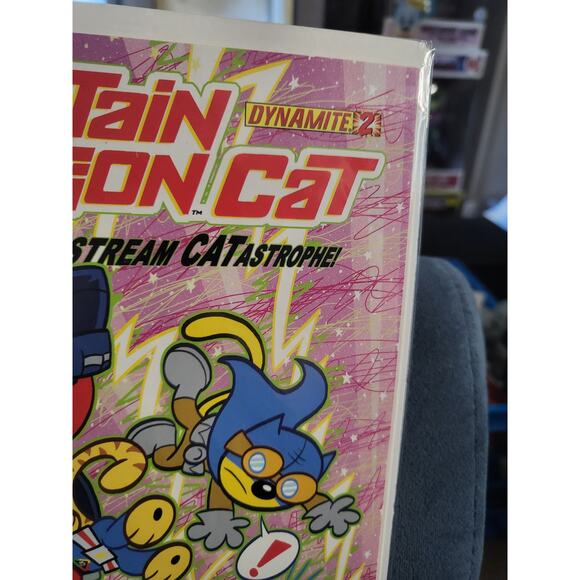 Captain Action Cat: Timestream CATastrophe #2 2014 Dynamite Comics Art Baltazar - Picture 3 of 5